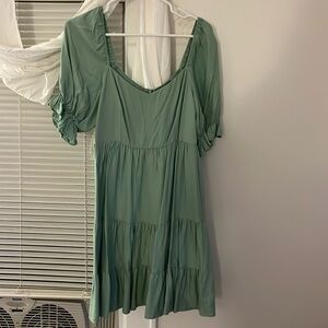 Green dress